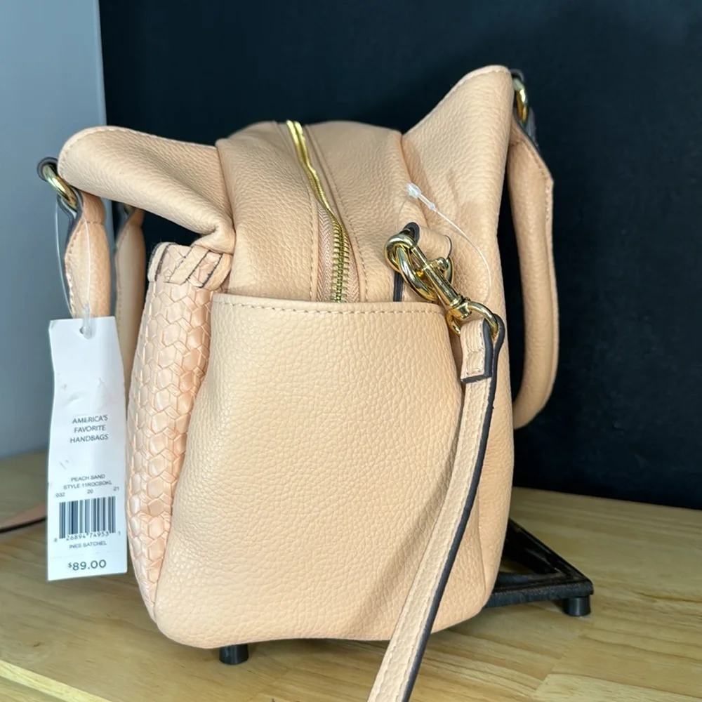 NWT Rosetti Peach Sand Ines Satchel‎ Purse